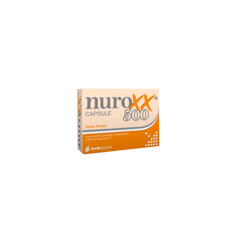 Flacone con Nuroxx 500 Integratore per Sistema Nervoso 30 Compresse Singole