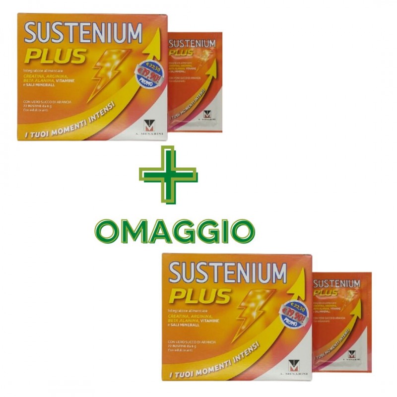 PROMO Menarini Sustenium Plus Vitamine e Sali Minerali 22 Bustine + CONFEZIONE OMAGGIO