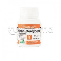 Scatola Avd Aloha Cordyceps Integratore per Tono ed Energia 30 Capsule Scatola Avd Aloha Cordyceps Integratore per Tono ed Energia 30 Capsule