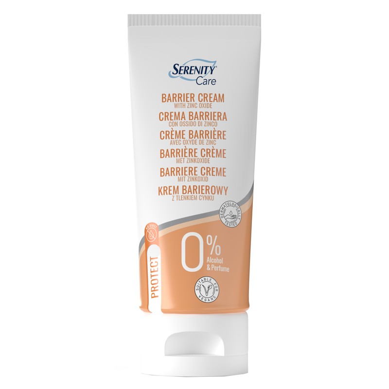 Tubo Serenity Care Crema all'Ossido di Zinco Barriera Protettiva Pelli Sensibili 100 ml Tubo Serenity Care Crema all'Ossido di Zinco Barriera Protettiva Pelli Sensibili 100 ml