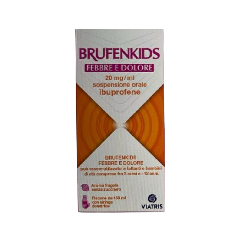 Brufenkids Sciroppo per Bambini per Febbre e Dolore 150 ml 20mg/ml