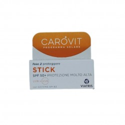 Carovit Stick SPF50+ Protezione Solare per Zone Sensibili 4 ml Carovit Stick SPF50+ Protezione Solare per Zone Sensibili 4 ml