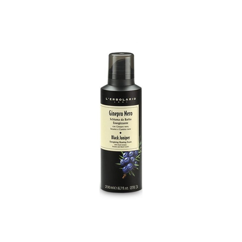 L'Erbolario Ginepro Nero Schiuma Barba Energizzante per Rasatura Delicata 200 ml L'Erbolario Ginepro Nero Schiuma Barba Energizzante per Rasatura Delicata 200 ml