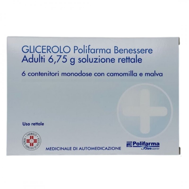 Polifarma Benessere Glicerolo Adulti 6 Microclismi Singoli