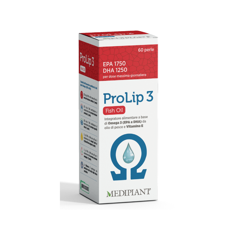 Foto di Mediplant ProLip 3 Integratore per Benessere del Cuore 60 Perle Foto di Mediplant ProLip 3 Integratore per Benessere del Cuore 60 Perle