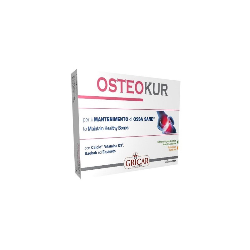 Osteokur per Salute Ossa e Articolazioni 60 Compresse da 750 mg Osteokur per Salute Ossa e Articolazioni 60 Compresse da 750 mg