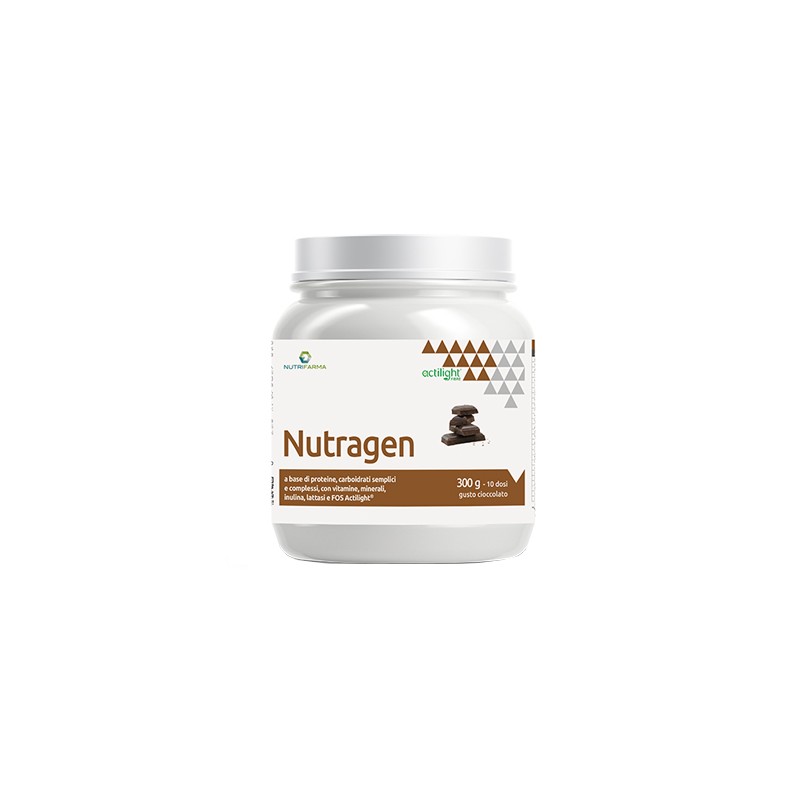 Nutragen Polvere Gusto Cioccolato per Supporto Nutrizionale 300 g Nutragen Polvere Gusto Cioccolato per Supporto Nutrizionale 300 g
