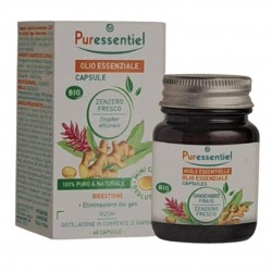 Puressentiel Olio Essenziale Zenzero Fresco Bio Integratore Eliminazione Gas e Gonfiore 60 Capsule Puressentiel Olio Essenziale Zenzero Fresco Bio Integratore Eliminazione Gas e Gonfiore 60 Capsule