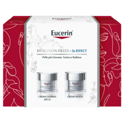 Eucerin Hyaluron Filler +3x Effect Cofanetto Natale Antirughe Crema Giorno SPF15 + Crema Notte 50ml Eucerin Hyaluron Filler +3x Effect Cofanetto Natale Antirughe Crema Giorno SPF15 + Crema Notte 50ml