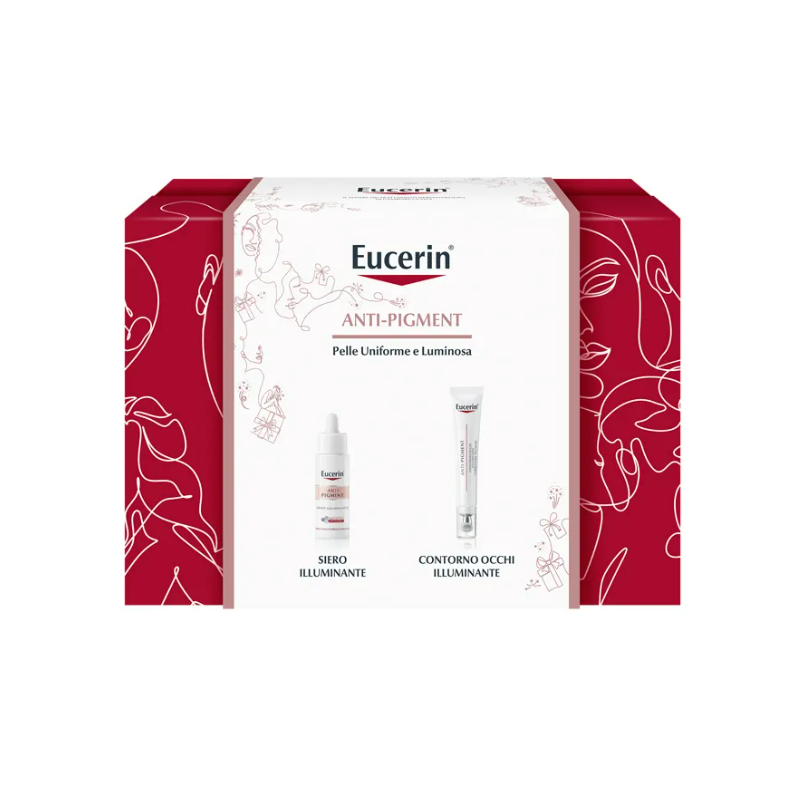 Eucerin Cofanetto Natale Anti-Pigment Siero illuminante 30ml + Contorno Occhi 15ml