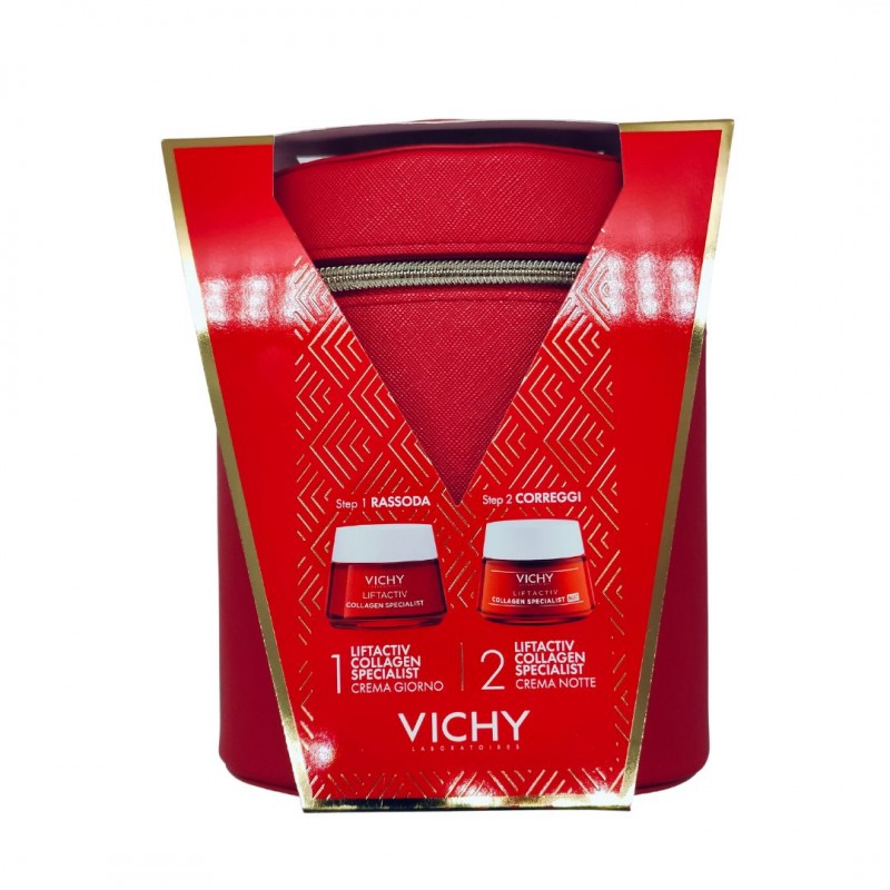 Vichy Liftactive Collagen Specialist Cofanetto Natale 2023 Crema Giorno e Notte 2 Pezzi