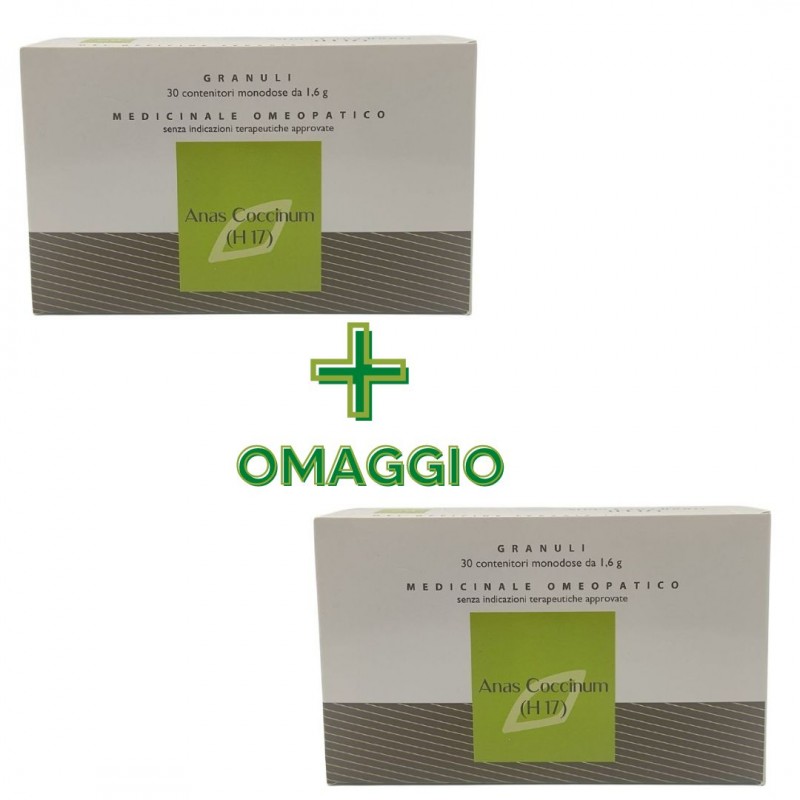 PROMO Anascoccinum Medicinale Omeopatico Granuli 30 Tubi Dose + Confezione Omaggio