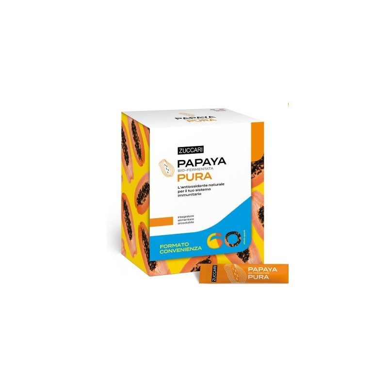 PROMO Zuccari Papaya Pura Antiossidante 60 Bustine + Confezione Omaggio