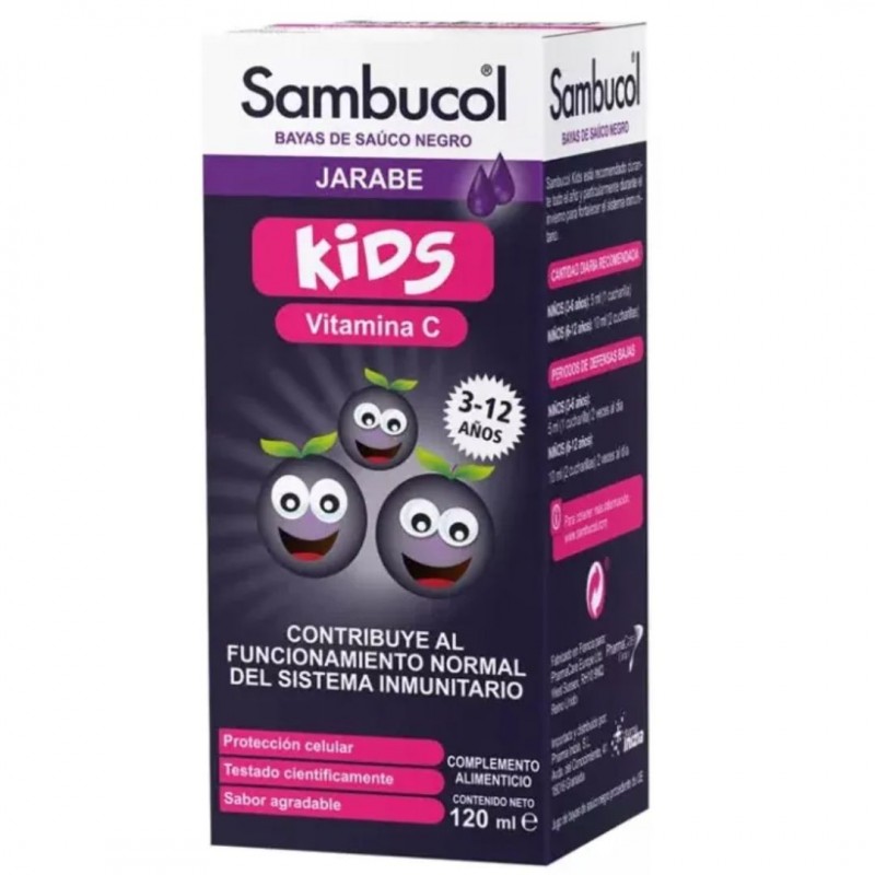 Foto di Sambucol Kids Vitamina C Liquido da Bere Integratore Difese Immunitarie 120ml