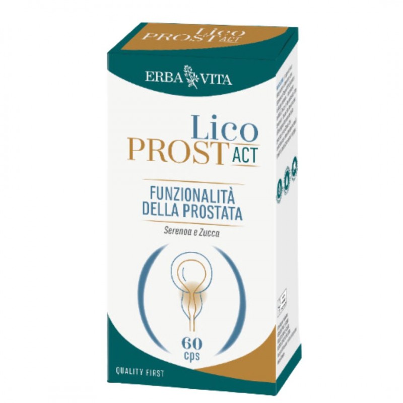 Foto di Erba Vita Licoprost Act Integratore per Prostata nel formato da 60 Capsule