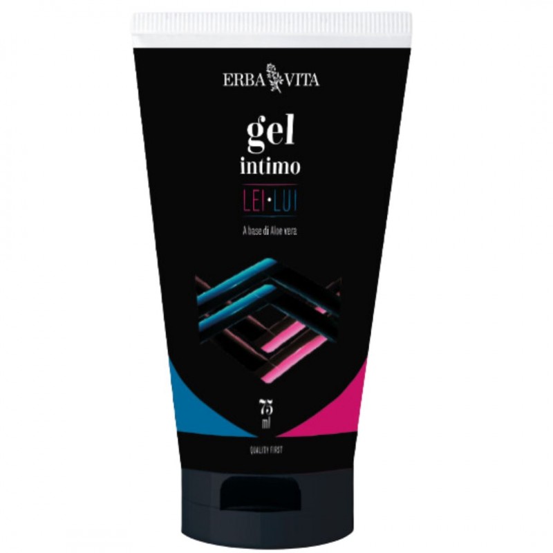 Foto del tubetto di Erba Vita Gel Intimo Lubrificante nel formato da 75ml Foto del tubetto di Erba Vita Gel Intimo Lubrificante nel formato da 75ml