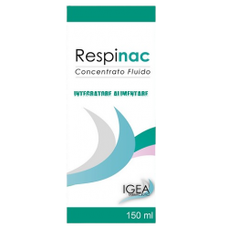 Flacone con Respinac Concentrato Fluido Integratore per Vie Respiratorie 150ml Flacone con Respinac Concentrato Fluido Integratore per Vie Respiratorie 150ml