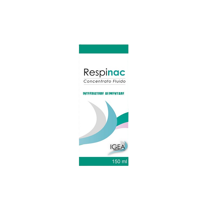 Flacone con Respinac Concentrato Fluido Integratore per Vie Respiratorie 150ml Flacone con Respinac Concentrato Fluido Integratore per Vie Respiratorie 150ml