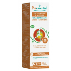 Scatola INDICATIVA di Puressentiel Olio Massaggi Arnica 200ml