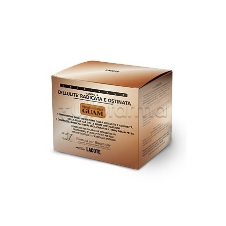 Guam Fango d'Alga Anticellulite per Cellulite Radicata e Ostinata 500 g 