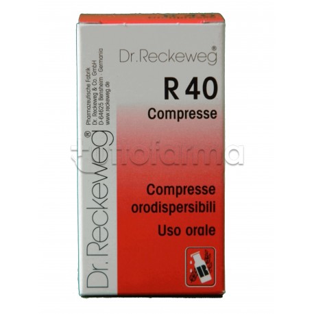 Dr. Reckeweg R40 Compresse Orosolubili Omeopatiche 100 Compresse