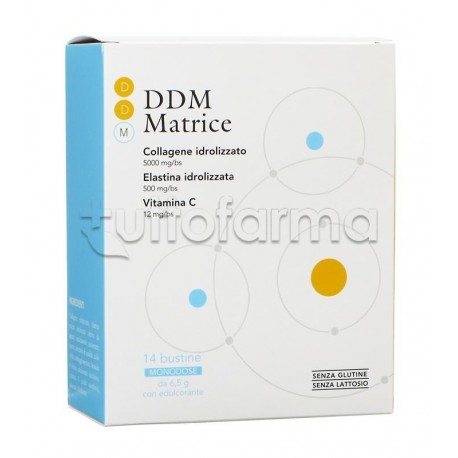 confezione di DDM Matrice Integratore di Collagene per Tessuti 14 bustine confezione di DDM Matrice Integratore di Collagene per Tessuti 14 bustine