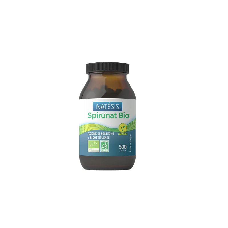 Scatola con Dr. Cagnola Spirunat Bio Integratore Energizzante e Antiossidante 500 Compresse Singole Scatola con Dr. Cagnola Spirunat Bio Integratore Energizzante e Antiossidante 500 Compresse Singole