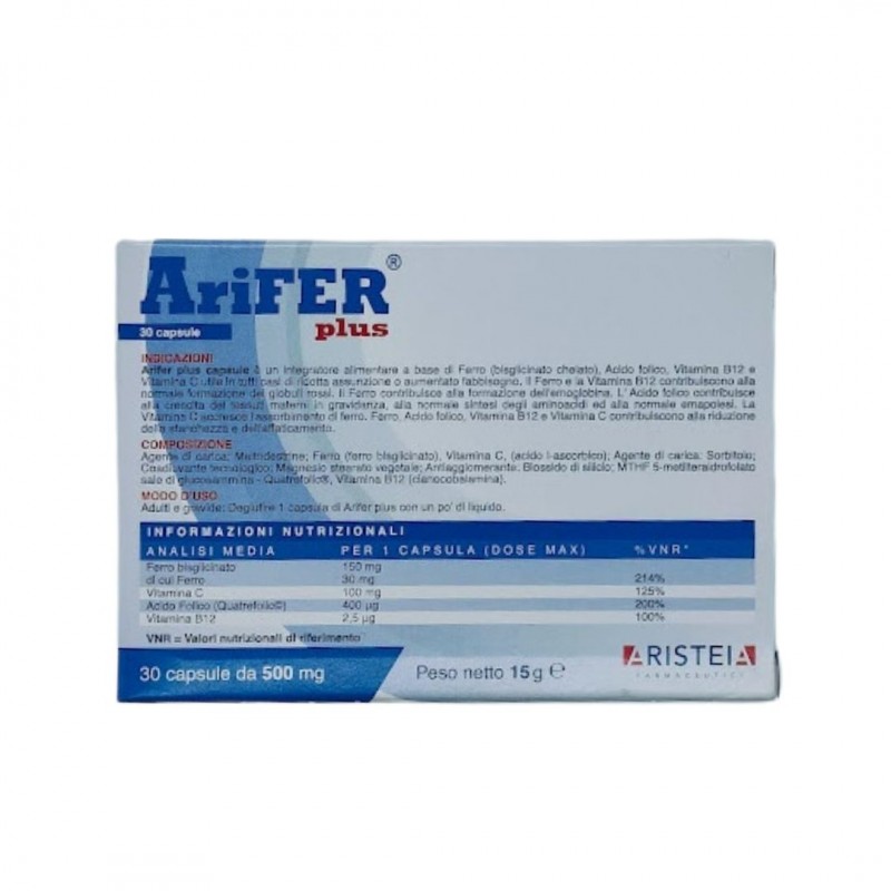 ARIFER PLUS 30 CAPSULE ARIFER PLUS 30 CAPSULE