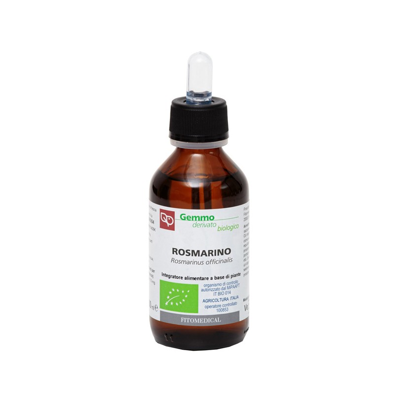 Flacone con Fitomedical Rosmarino Macerato Glicerinato Integratore per Fegato 100ml Flacone con Fitomedical Rosmarino Macerato Glicerinato Integratore per Fegato 100ml