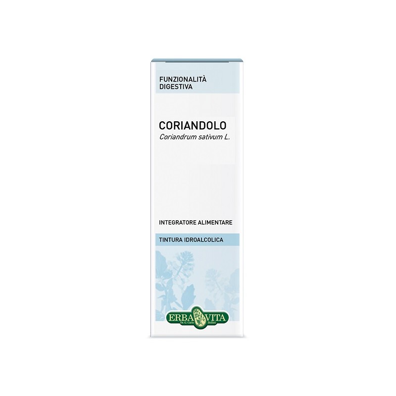 Flacone con Erba Vita Coriandolo Integratore per Digestione 50ml Flacone con Erba Vita Coriandolo Integratore per Digestione 50ml