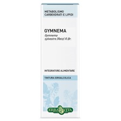 Flacone con Erba Vita Gymnema Sylvestre Integratore per Metabolismo Lipidi e Carboidrati 50ml