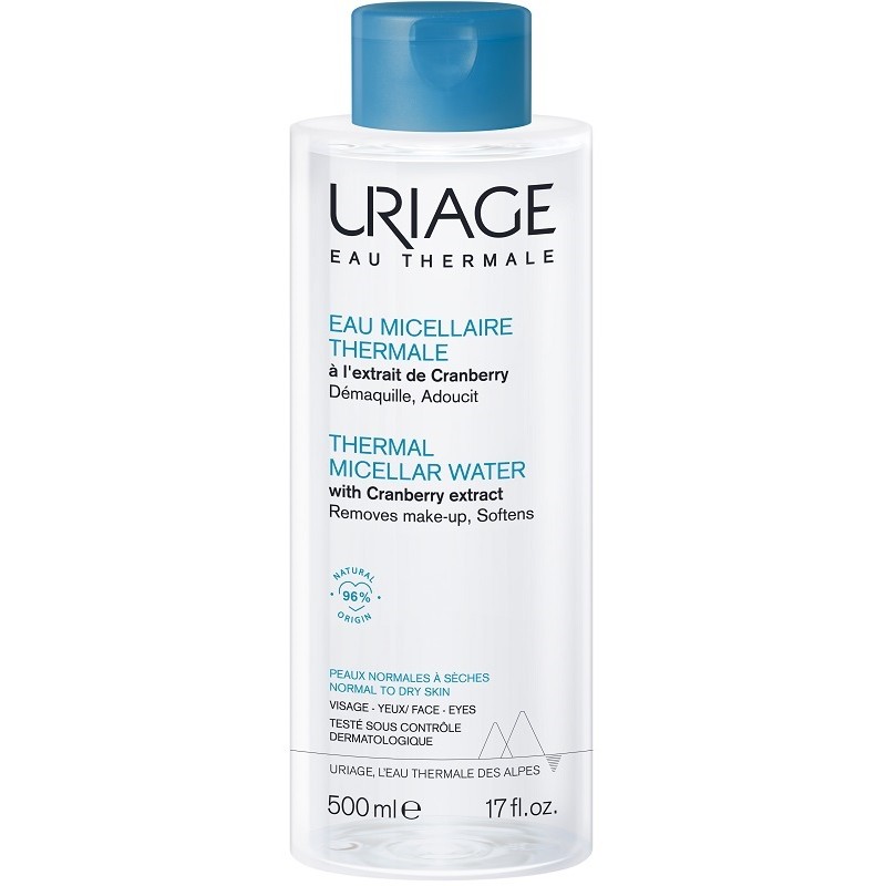 confezione di Uriage Eau Micellaire Thermale Struccante Pelli Normali e Secche 500ml confezione di Uriage Eau Micellaire Thermale Struccante Pelli Normali e Secche 500ml