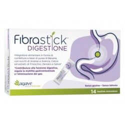 Confezione con Fibrastick Digestione Integratore per Digestione 14 Bustine Singole Confezione con Fibrastick Digestione Integratore per Digestione 14 Bustine Singole