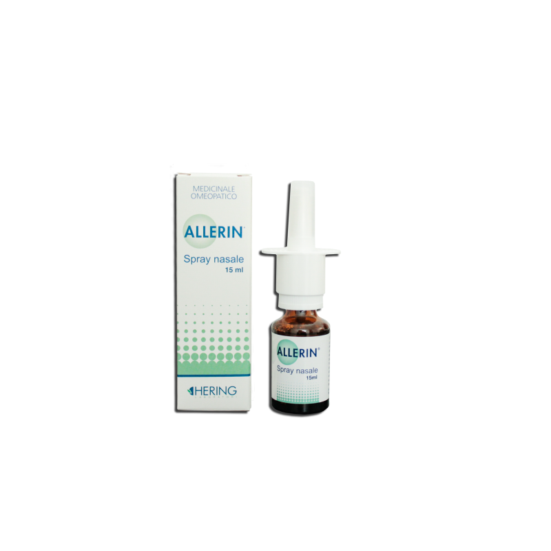 Scatola e Spray Hering Allerin Medicinale Omeopatico Spray Nasale 15ml