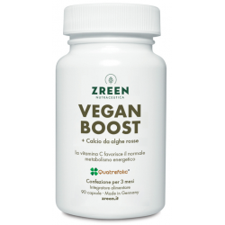 barattolo Zreen Natugena Vegan Boost Integratore per la Nutrizione Vegana 90 Capsule barattolo Zreen Natugena Vegan Boost Integratore per la Nutrizione Vegana 90 Capsule