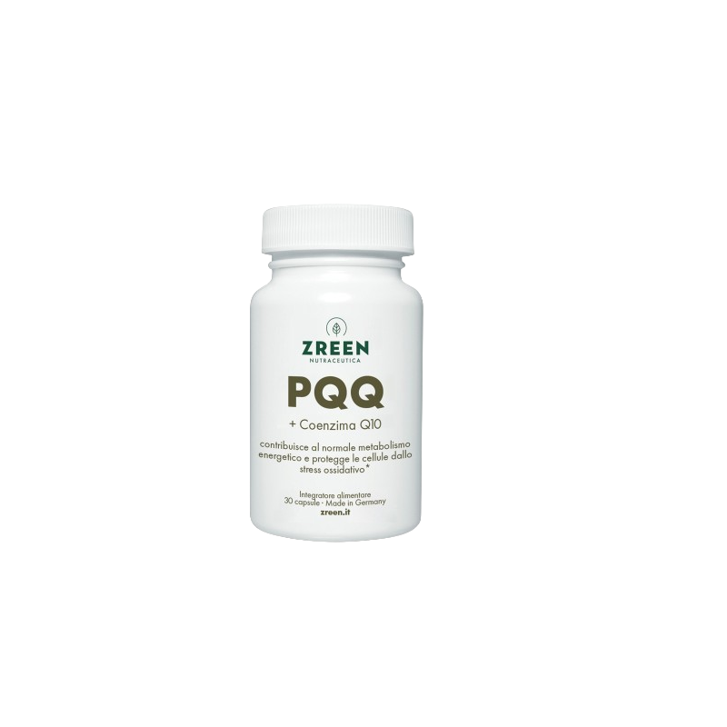 Scatola con Zreen Natugena PQQ Aktivator Integratore Antiossidante 30 Capsule Singole