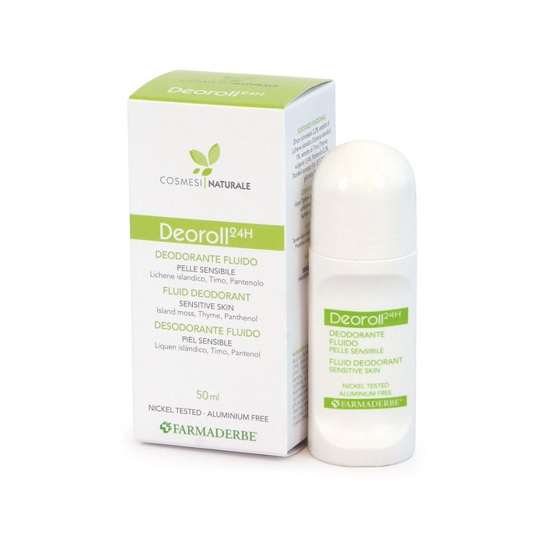 Deoroll Deodorante Fluido Pelle Sensibile per Pelli Sensibili 50ml