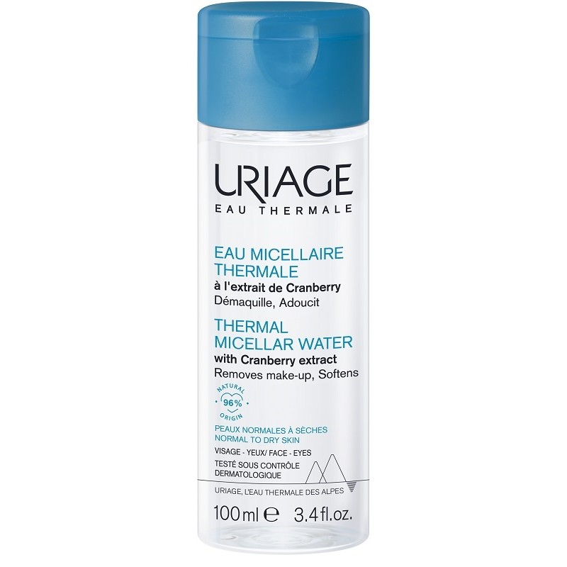 Uriage Eau micellaire thermale detergente per pelle normale o secca 100ml