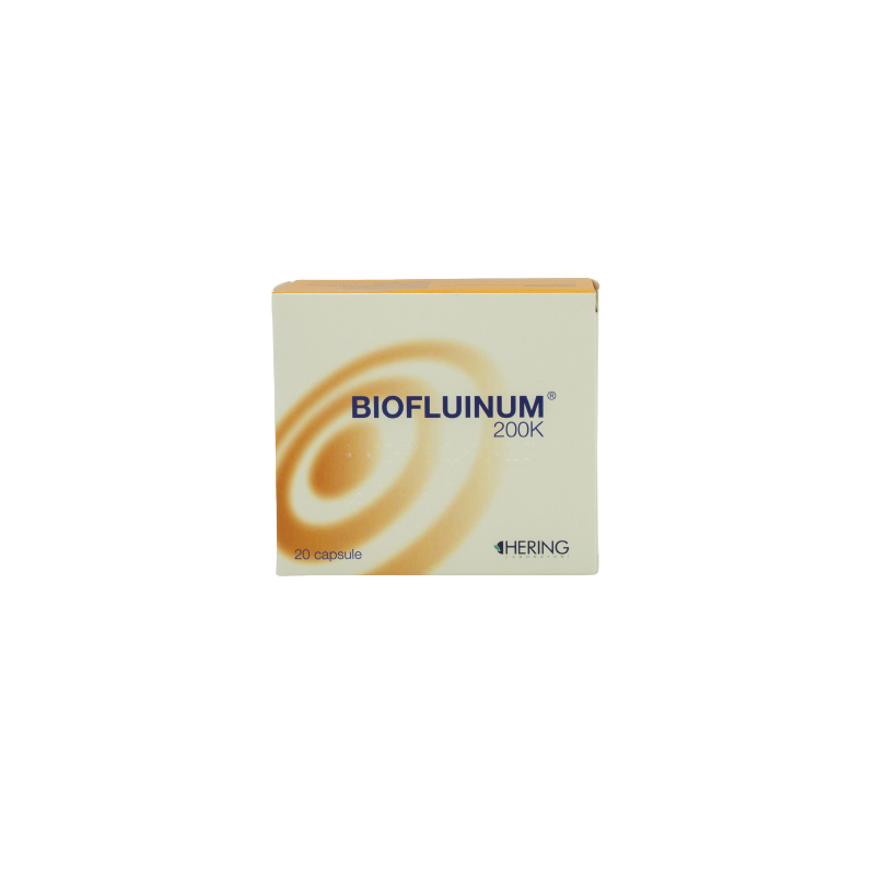 Scatola Biofluinum Hering 200K Medicinale Omeopatico 20 capsule