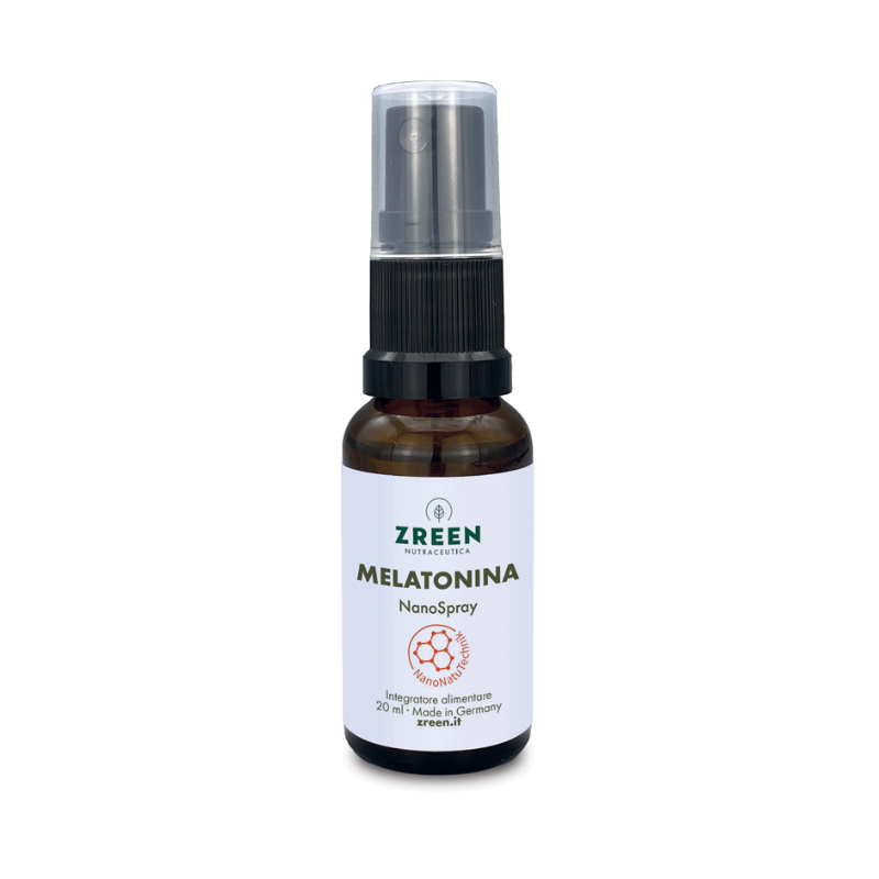 flaconcino spray Zreen Natugena Melatonina Integratore per il Sonno da 20 ml flaconcino spray Zreen Natugena Melatonina Integratore per il Sonno da 20 ml