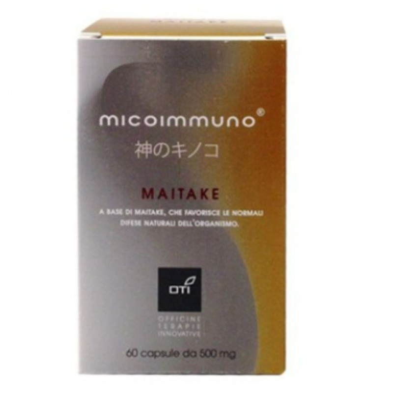 Oti Maitake Micoimmuno Integratore per Difese Immunitarie 60 Capsule Oti Maitake Micoimmuno Integratore per Difese Immunitarie 60 Capsule