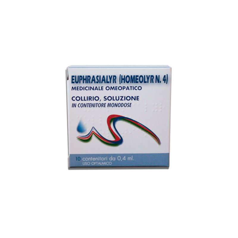 scatola Euphrasialyr (Homeolyr N.4) Collirio Omeopatico 10 Pezzi