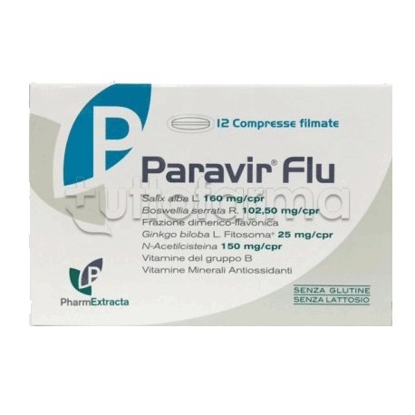 Paravir Flu Integratore per Influenza e Tosse 12 compresse