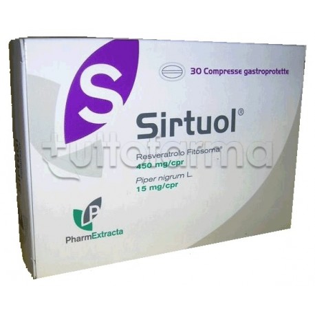 Sirtuol Integratore Antiossidante Anti-invecchiamento 30 compresse