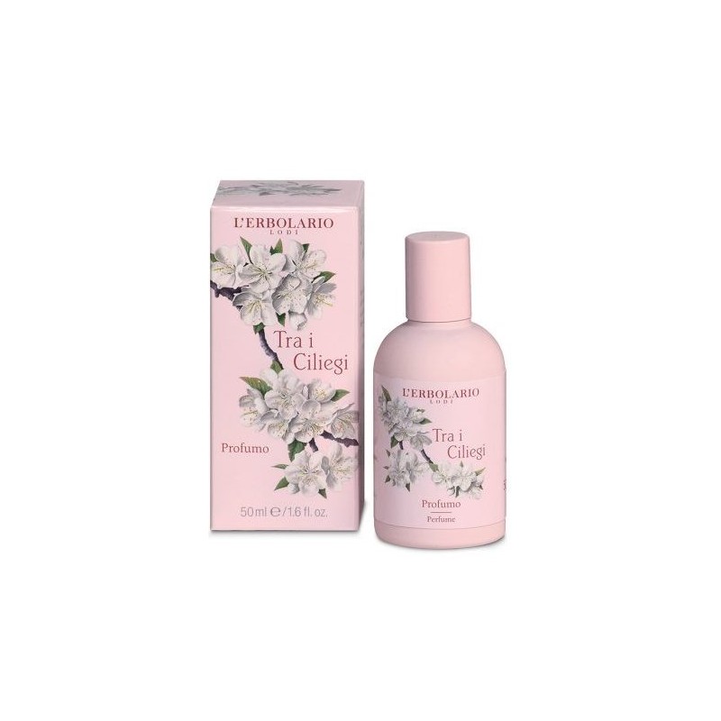 L'Erbolario Tra I Ciliegi Profumo, Fragranza Fiorita e Fruttata per Donna 50ml