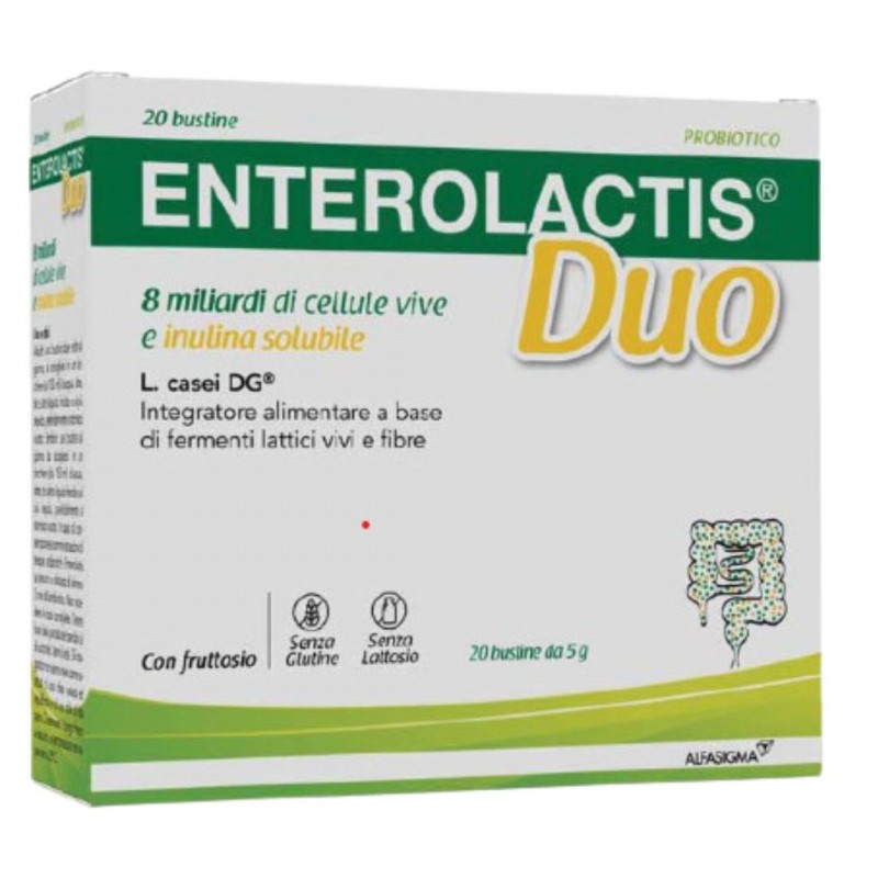 Confezione di Enterolactis Duo Fermenti Lattici Vivi 20 Bustine