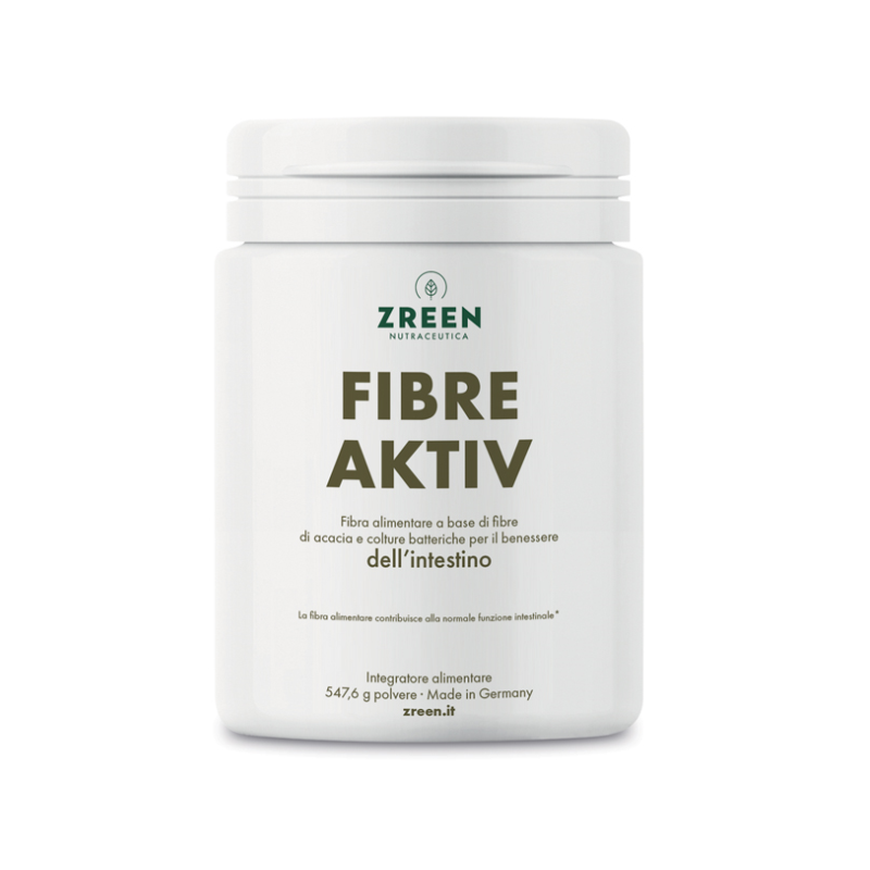 Barattolo Zreen Natugena Fibre Aktiv Polvere Integratore per l’Intestino e la Sazietà 300 g