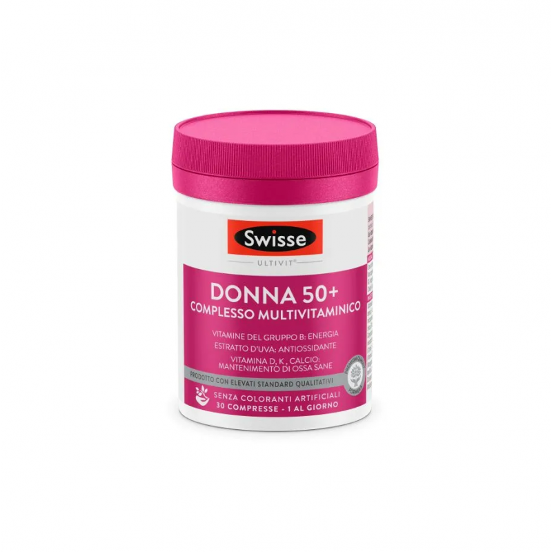 barattolo Swisse Donna 50+ Multivitaminico Integratore Donne dai 50 Anni 30 Compresse barattolo Swisse Donna 50+ Multivitaminico Integratore Donne dai 50 Anni 30 Compresse