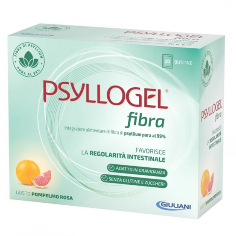 Psyllogel Fibra con Semi di Psillio per Stitichezza Gusto Pompelmo Rosa 20 Bustine Psyllogel Fibra con Semi di Psillio per Stitichezza Gusto Pompelmo Rosa 20 Bustine