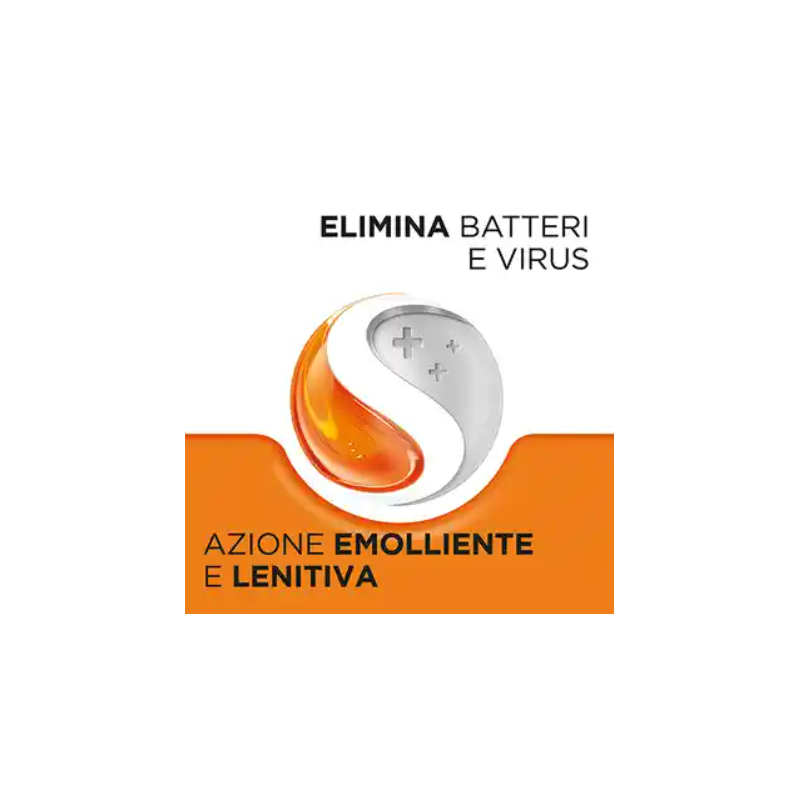 elimina batteri Benagol Vitamina C 16 Pastiglie Arancia per Mal di Gola
